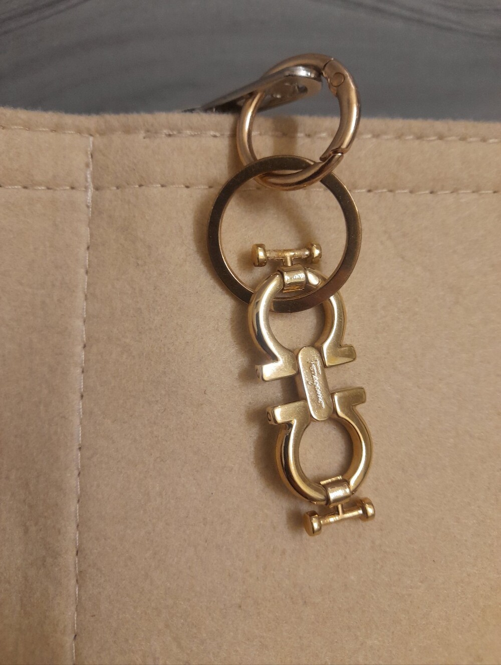 Salvatore Ferragamo Keychain Bag Charm - Interlocking Logo